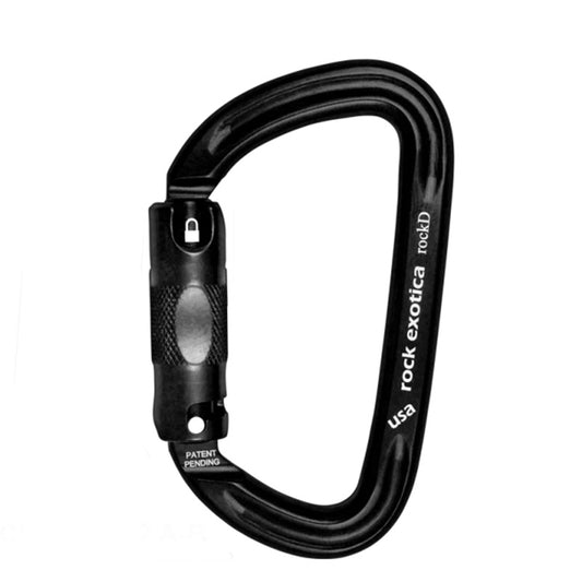 Rock Exotica - rockD Auto-Lock Carabiner Black - C2 A-B