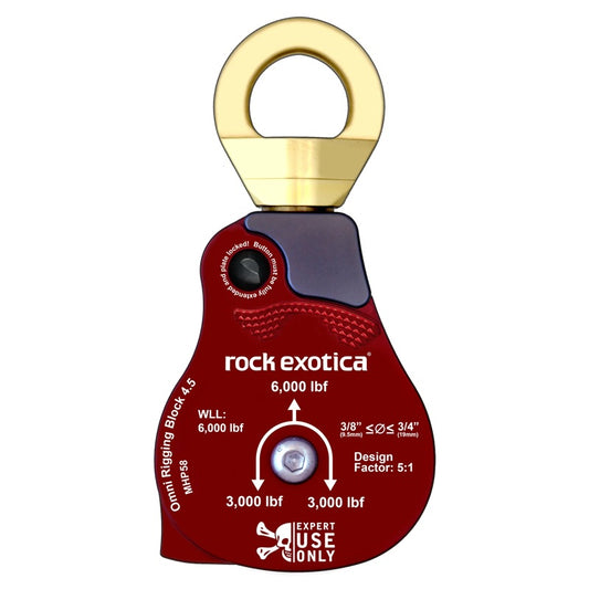 Rock Exotica - Material Handling Omni-Rigging Block 4.5" - MHP58
