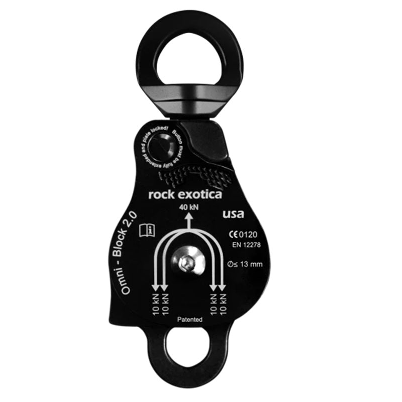 Rock Exotica - Omni-Block 2.0" Double Pulley - P53D-B